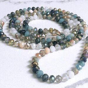 Grain Necklace - NWT- Designer Crystal Necklace